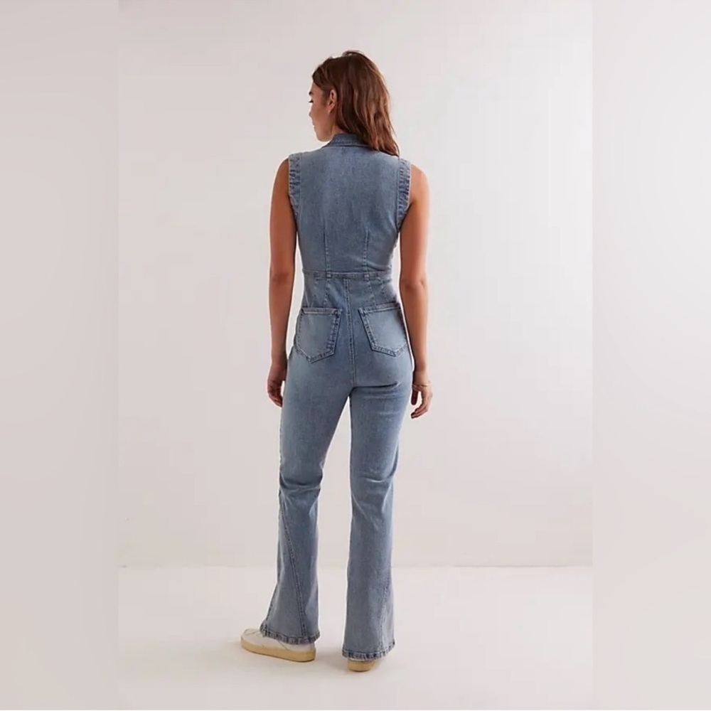 NWOT free people CRVY Ring The Alarm One-Piece jumpsuit - Picture 2 of 16